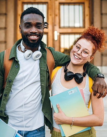 two young college students