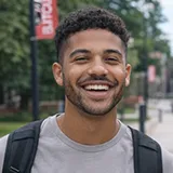 young college student